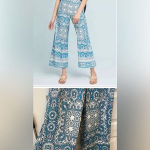 Anthropologie *FEATHER BONE* Palazzo Wide Leg *TALESE* Pants … Size: 12